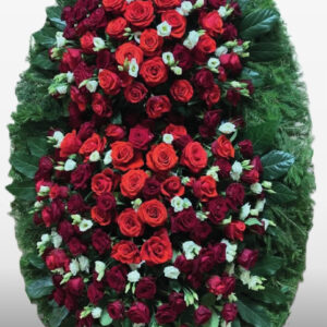 Венок из живых цветов №38